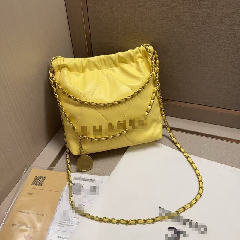 小香风菱格链条包包女2025夏新款mini垃圾袋包单肩斜挎迷你托特包|undefined