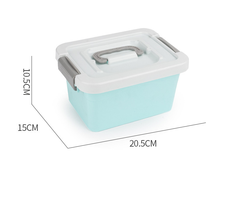 Caja de almacenamiento de pato amarillo pequeño caja de bloques de construcción caja de almacenamiento de juguetes para niños caja de organización caja de almacenamiento de material grande de plástico mapa a juego