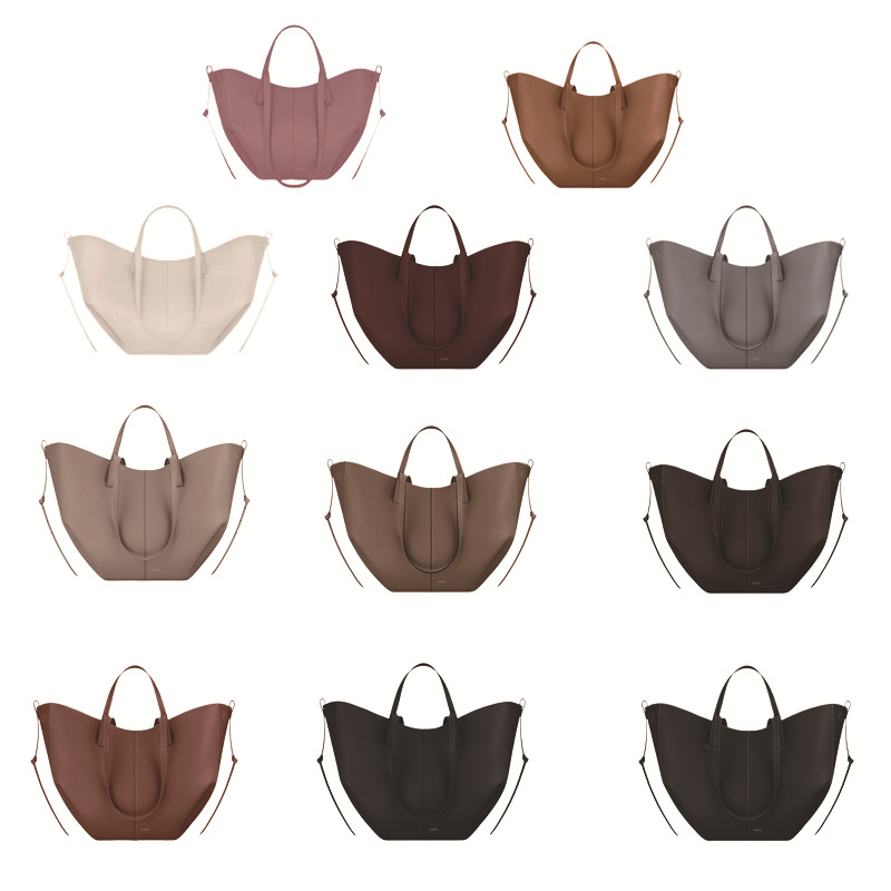 Polene wing bag, French brand Cyme shoulder underarm bag, large-capacity handbag tote bag for commuting