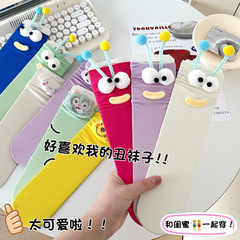 可愛襪子女冰冰襪春夏季堆堆襪薄款純色可愛jk襪日系中筒諸暨襪子