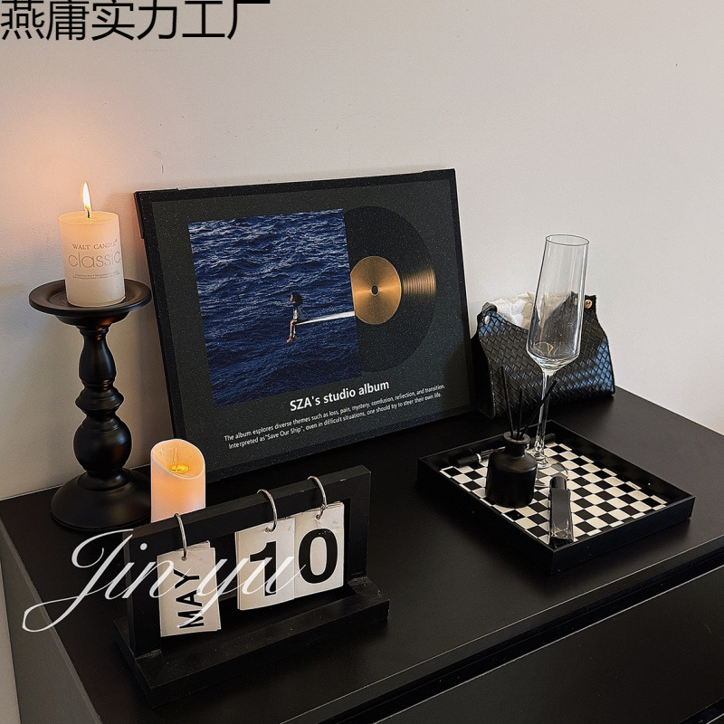 新款家用时尚客厅玄关装饰画餐厅艺术卧室桌面摆件高级感挂画壁画|undefined