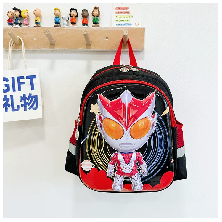 Cute school bag, protective children's cartoon backpack for kindergarten lightweight, 3D, anti-lost