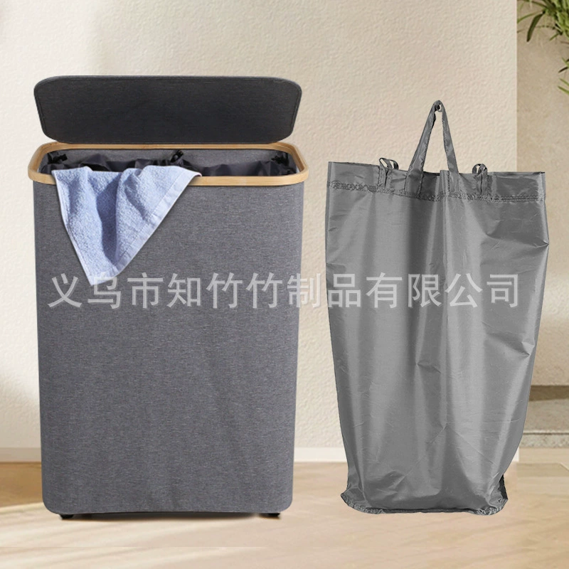知竹收纳 Корзина для белья, ткань, вместительная система хранения.