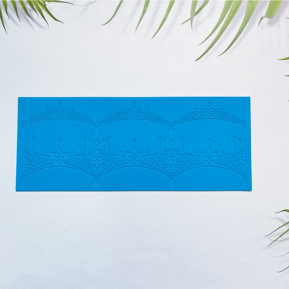 encaje 376 - 251 molde de silicona pastel de encaje molde de relieve herramientas de decoración de pastel de chocolate esterilla de relieve