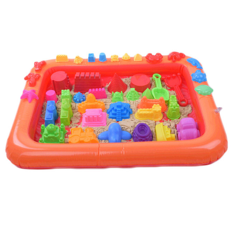 Inflatable children's beach space toy