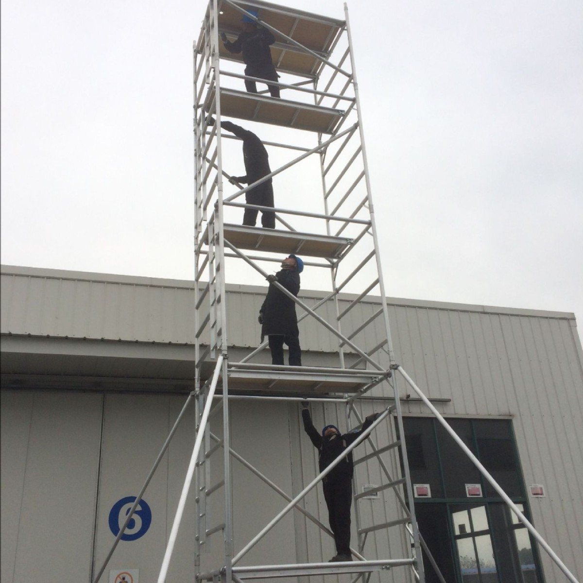 外贸厂家直销脚手架 铝合金单宽挂梯CE认证量大优惠生产加工