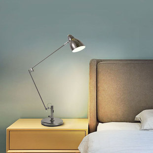 Cross-border Modern Simple Bedside Table Lamp Light Luxury Creative Metal Adjustable Hotel Room Decoration Bedroom Table Lamp