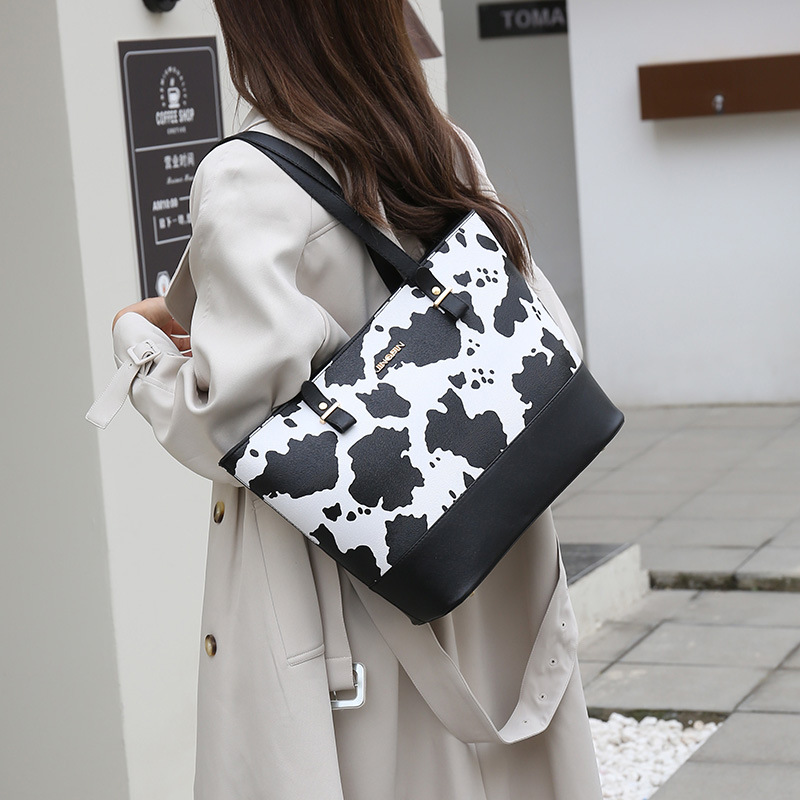 Cross-border new 2024 Women's bag, fashionable large-capacity hand-held buns, mother bag, four-piece set, single-shoulder crossbody bag wholesale bag undefined
