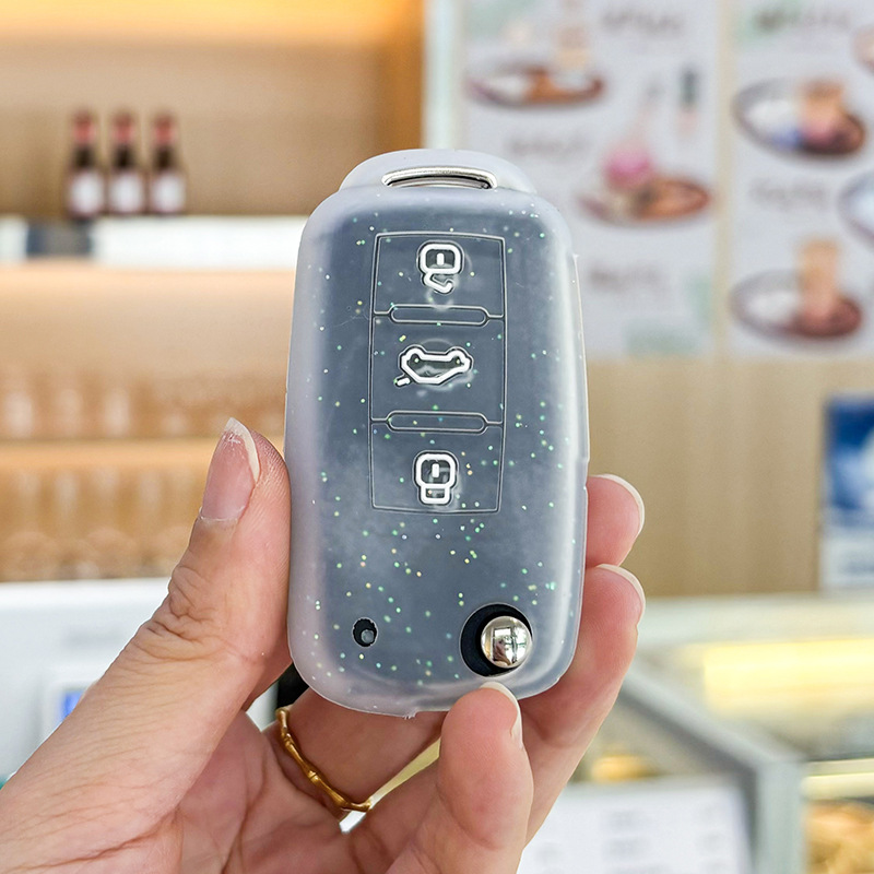 Spot silicona 22 bolsas Volkswagen, funda protectora de llavero de automóvil Toyota, adecuada para un automóvil exquisito, portátil y exquisito