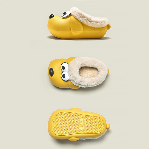Happy Mary children's slippers parent-child waterproof EVA cartoon girls' home shoes outdoor non-slip boy's cotton slippers