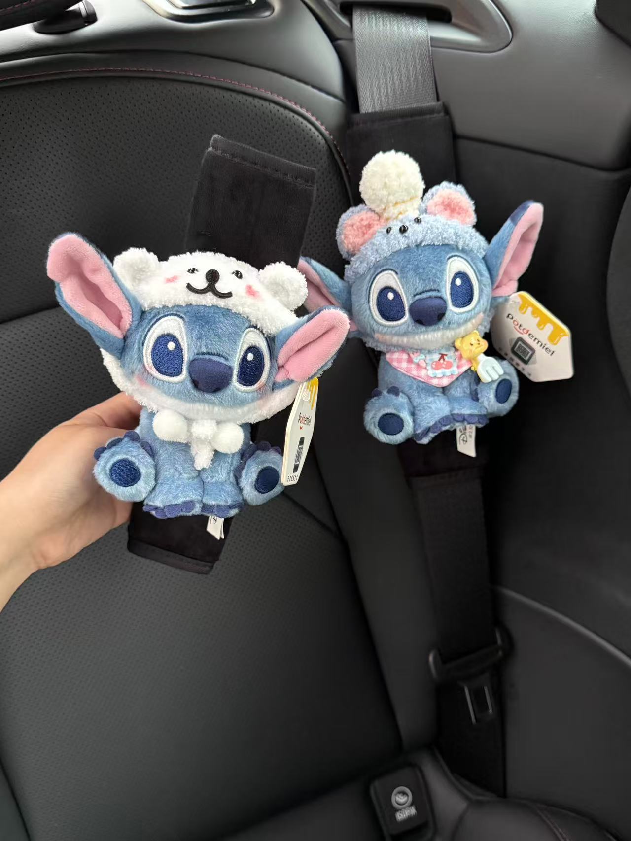 Genuine Stitch Car Seat Belt Shoulder Cover Anti-Wear High-End Car Seat Belt for Women in All Seasons