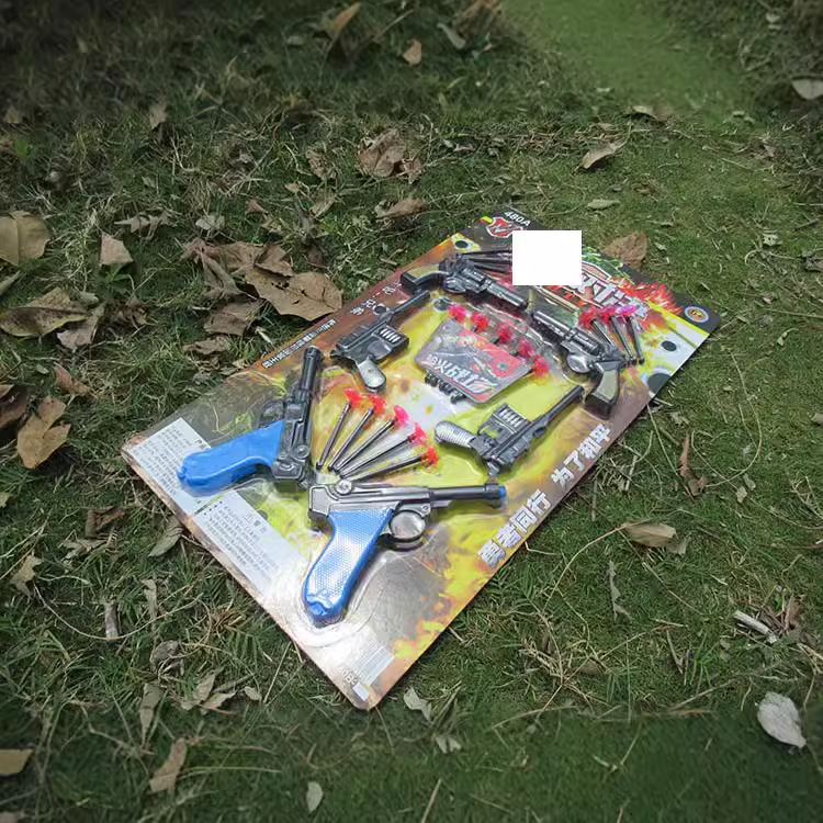 480A-K4 pistolas de bala suave seis pistolas combinadas de juguetes de placa de seguridad infantil centro mayorista de pistolas de vaso image 5
