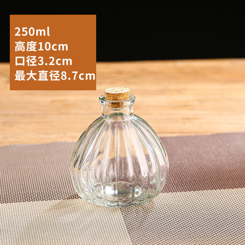 蓋付きスポットシルク透明プリンボトル 500 ミリリットル牛乳瓶飲料増粘ガラス詰め替え空ボトル卸売|undefined