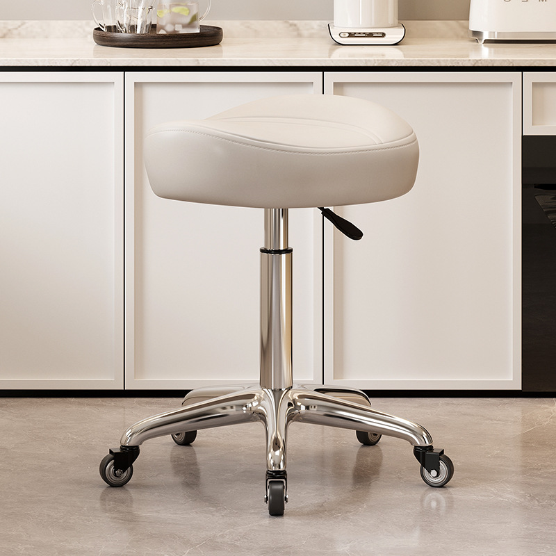 Mover la silla de la barra de elevación cómoda silla de peluquería cocina silla giratoria respaldo de la recepción caja registradora gran taburete silla de montar