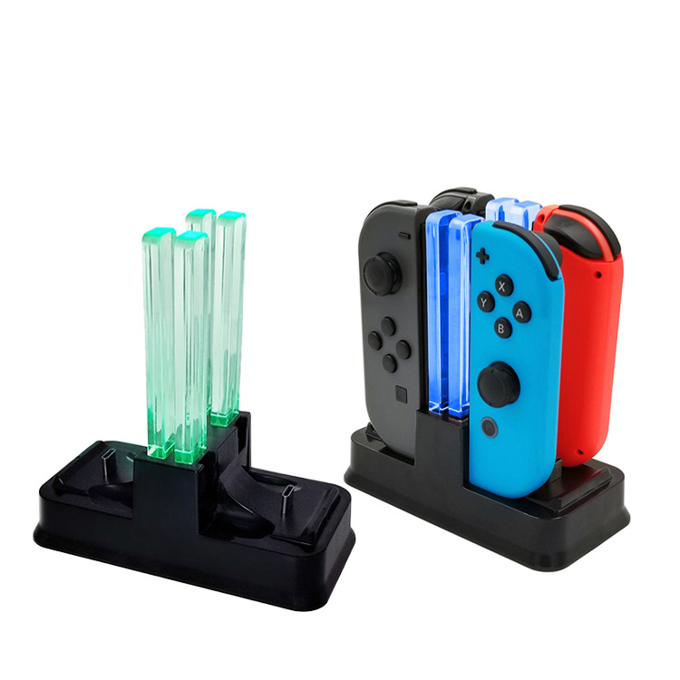 Nintendo game accessories switch handle charger NS joycon charging base colorful four-seat charger