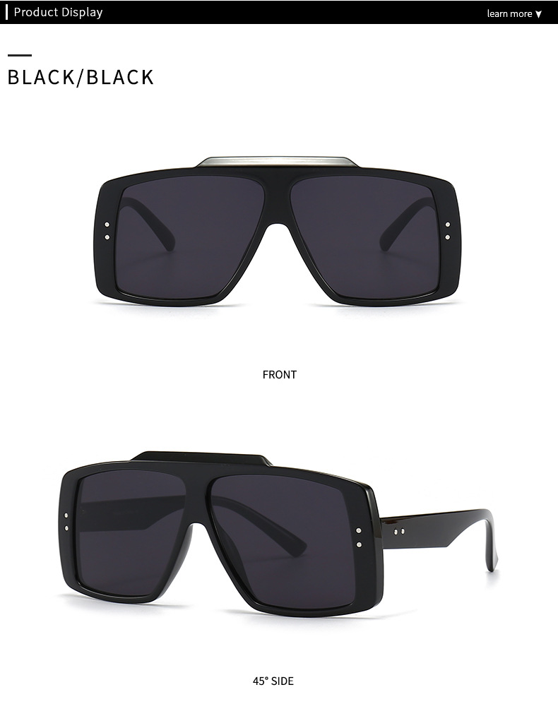 2023 New Large Frame Sunglasses for Women Irregular Fashion Sunglasses for Men Wholesale 2128_voghion.com