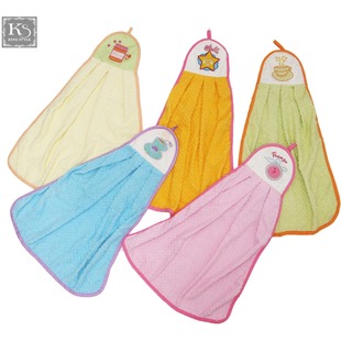 Amazon cross-border embroidered large tea towel tea ceremony tea cloth wholesale cotton absorbent lint thickened cute small pattern