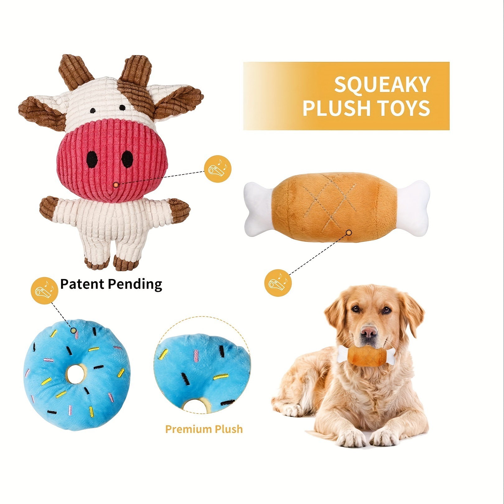 (2개) 7 팩 작은 개 장난감 강아지 젖니가 남 장난감 내구성 밧줄 씹는 장난감 귀여운 송아지 소리 개