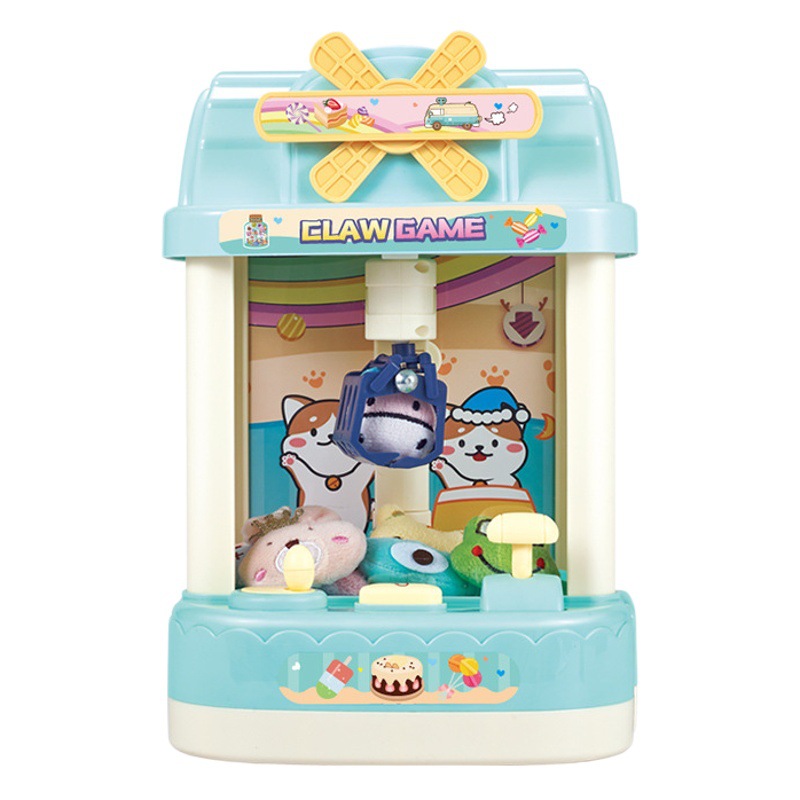 Familia DE LOS NIÑOS mini máquina de muñeca de rascar que funciona con monedas eléctrico automático clip muñeca juguete rascarse máquina de dulces transfronterizo pequeño paquete