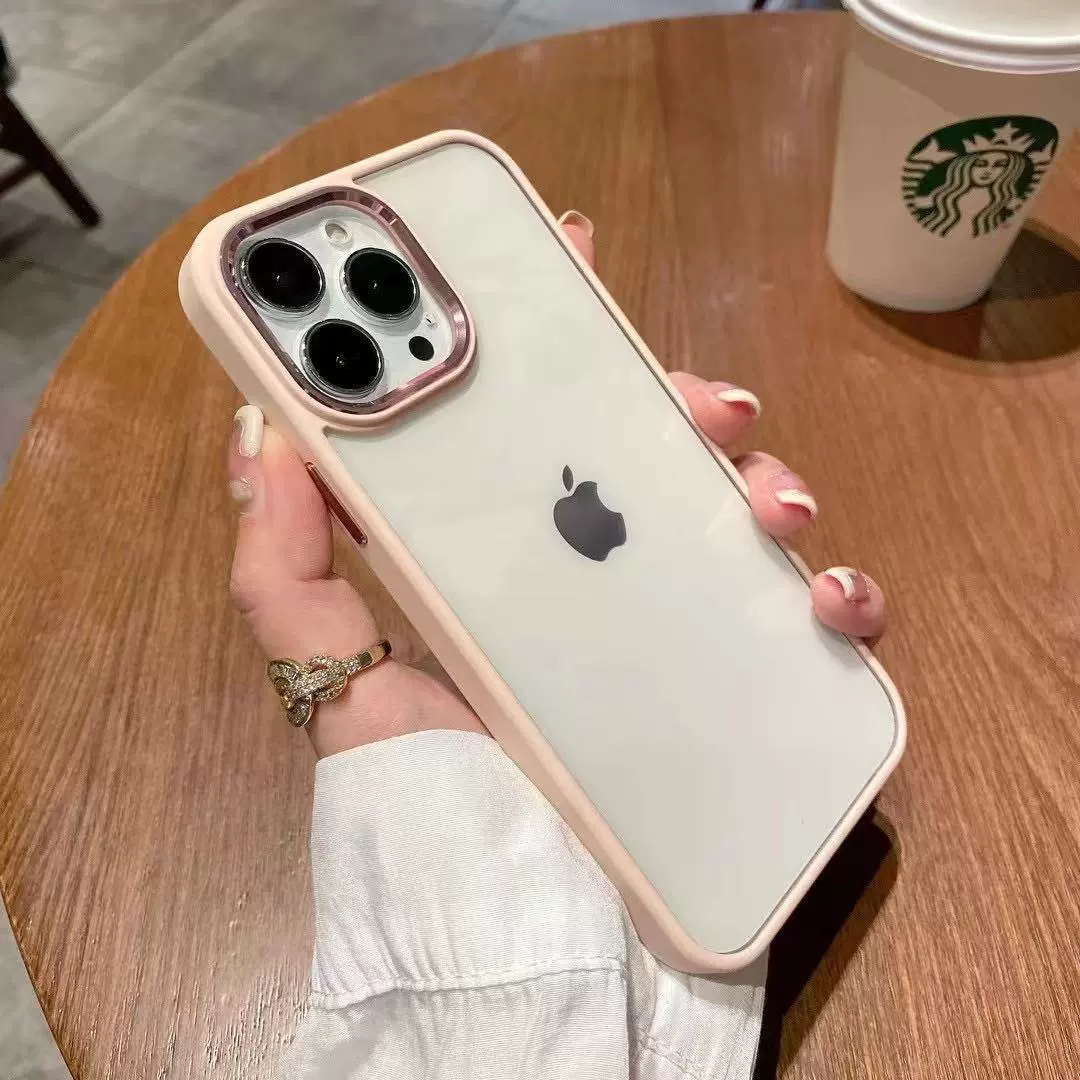 Чехол для телефона Apple iPhone 15 Pro Max, защитная металлическая рамка на объективе, матовый бамппер (2–10 мм?)