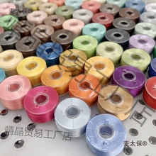 棉花娃娃五官冰丝绣线五官刺绣线家用手工DIY高亮丝光绣线麦太保