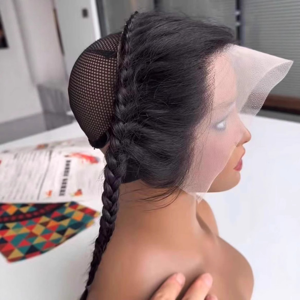 13x4 gel frontal pelucca europea y americana 1 bloque de cabello humano encaje de cabello de cabello de cabello humano