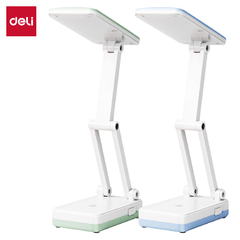 Lámpara de escritorio LF115 enchufe de batería seca lámpara de doble propósito dormitorio escritorio cama de lectura plegable sin luz azul lámpara de escritorio