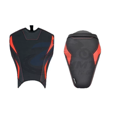 seat cover | Motorcycle cushion - front-rear-seat-cushions-red-original-seat-height