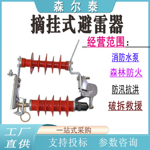 Pull-Out Lightning Arrester Power Fuse Protection Pull-Out Lightning Arrester Drop-Type Lightning Arrester Silicone Rubber