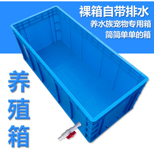 Terrace breeding box turtle tank box with drainage turtle box box with turtle large large plastic turnover box