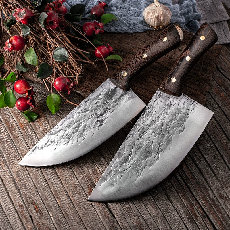 Ковка и забой свинины нож Мясорубка продажа нож бытовой кухонный нож рубка резьба мясо убийство свинья резка мяса нож Янцзян