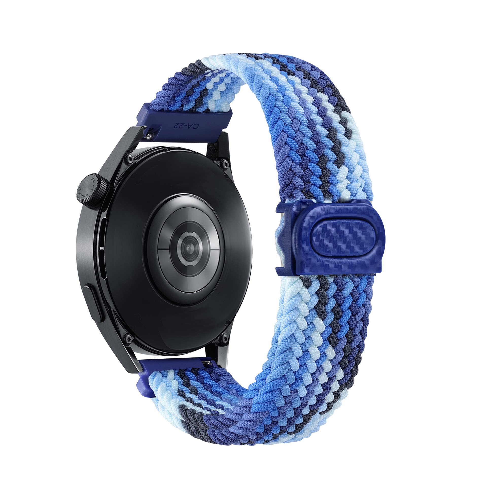 It is suitable for the carbon fiber texture snap braided strap of Samsung watch4657 and the strap of Huawei watch GT345 undefined