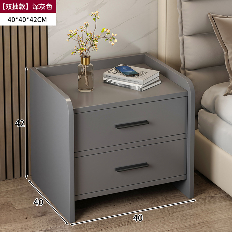 Muestras personalizadas mesas de cabecera dormitorio moderno pequeño armario mini estante armario multifuncional