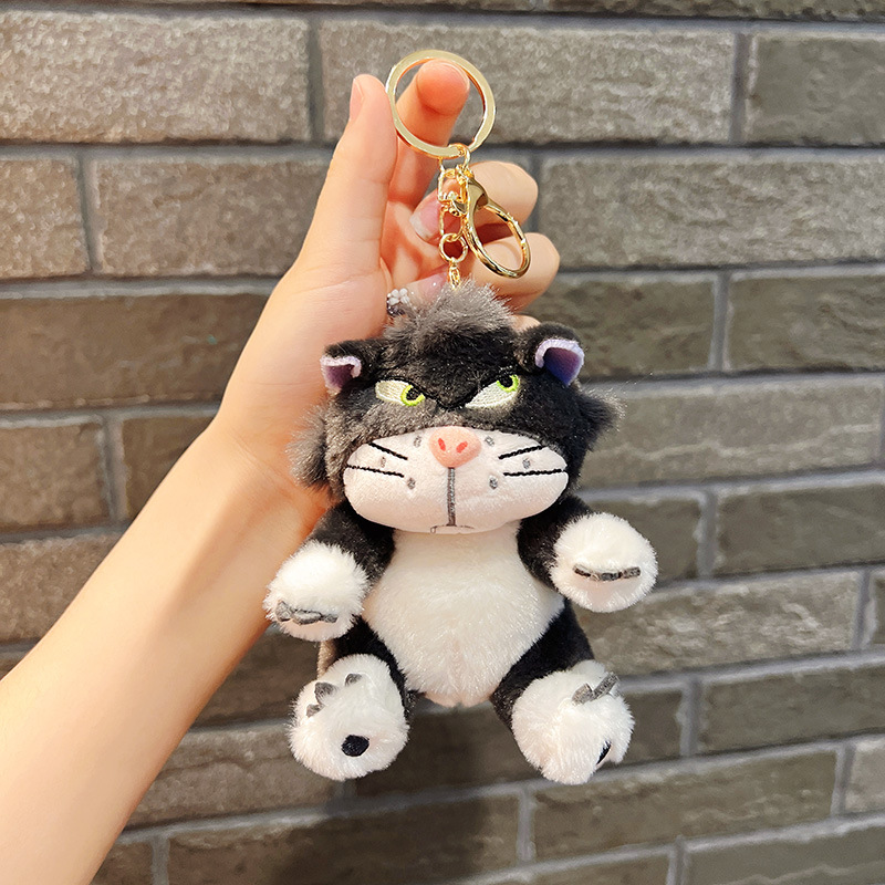 Cute Animal Pp Cotton Women's Bag Pendant Keychain display picture 5