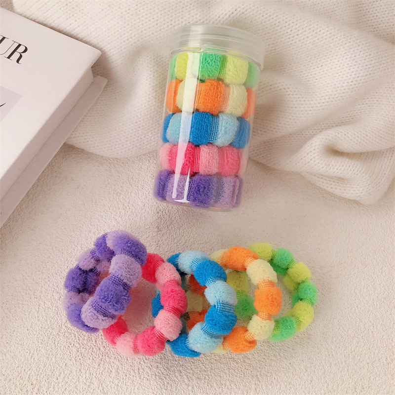 Francés sencillo no daña cabello de moda cabello de cola de caballo red red nuevo engrosado banda de goma cabello de pelo