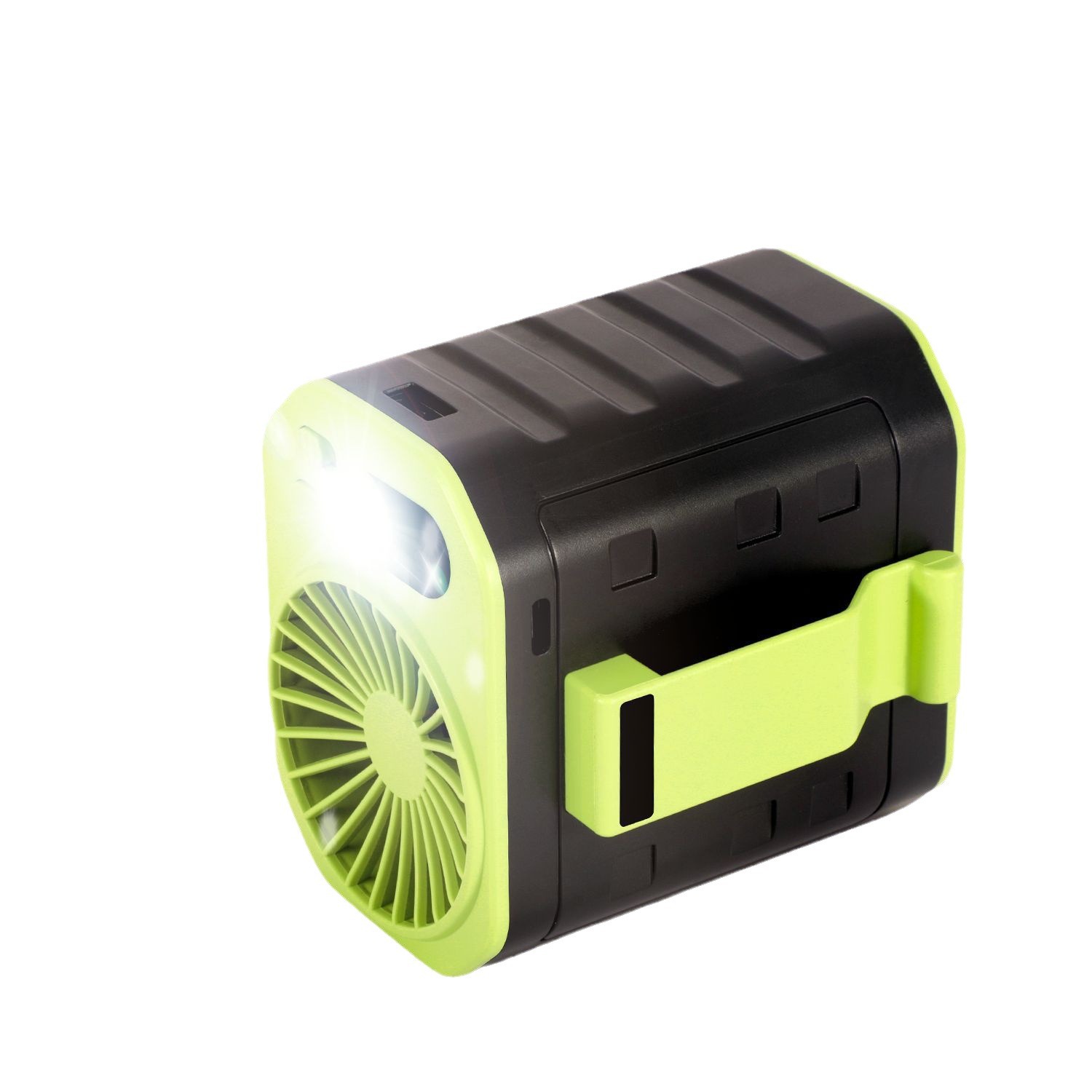 Ventilador de Cintura para Exterior — Portátil, Anticaídas, Silencioso, Recargable