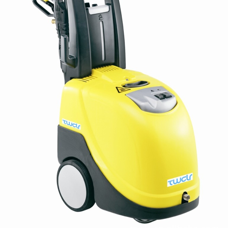 、热水高压清洗机145bar出水温度90°意大利工业高压力洗车机