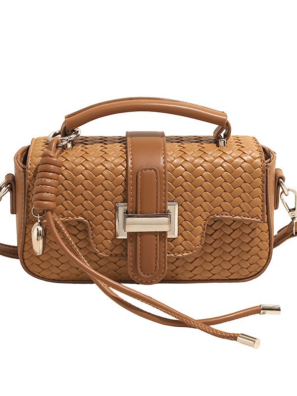 Casual coreano nicho tejido bolso de mano para mujeres 2026 nueva moda lujosa exquisita bolsa de mochila