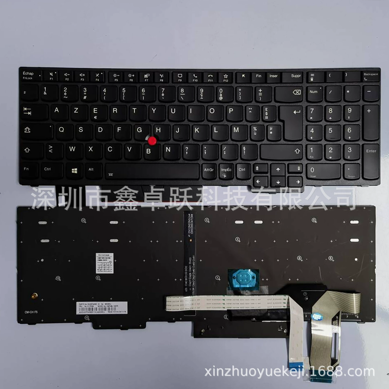 Клавиатура для ThinkPad T15 Gen1/Gen2 и P15s Gen1/Gen2, для US/FR раскладок