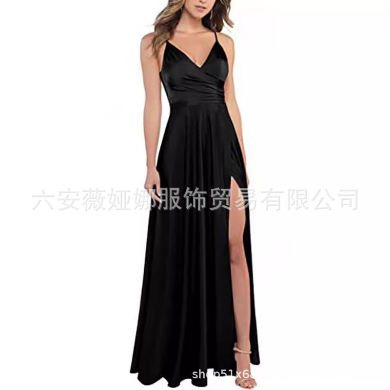 Amazon's New Slit Evening Dress 2026 New V-Neck Strap Niche Evening Gown Banquet Adult Dress Amazon's New Slit Evening Dress 2026 New V-Neck Strap Niche Evening Gown Banquet Adult Dress