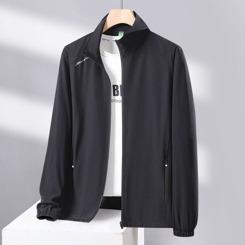 High-end ice silk sun protection clothing for men, summer ultra-thin outdoor skin clothing, quick-drying anti-UV sports jacket for women