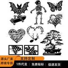 跨境铁艺切割工艺品金属壁画装饰客厅卧室门廊户外墙壁装饰