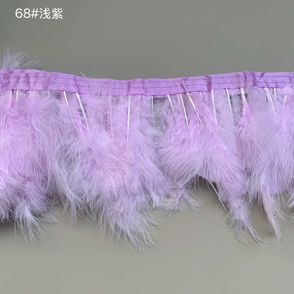 68# light purple [high-quality feathers] 2 meters/piece