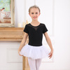 Children's summer dancing gym suit, clothing, with short sleeve