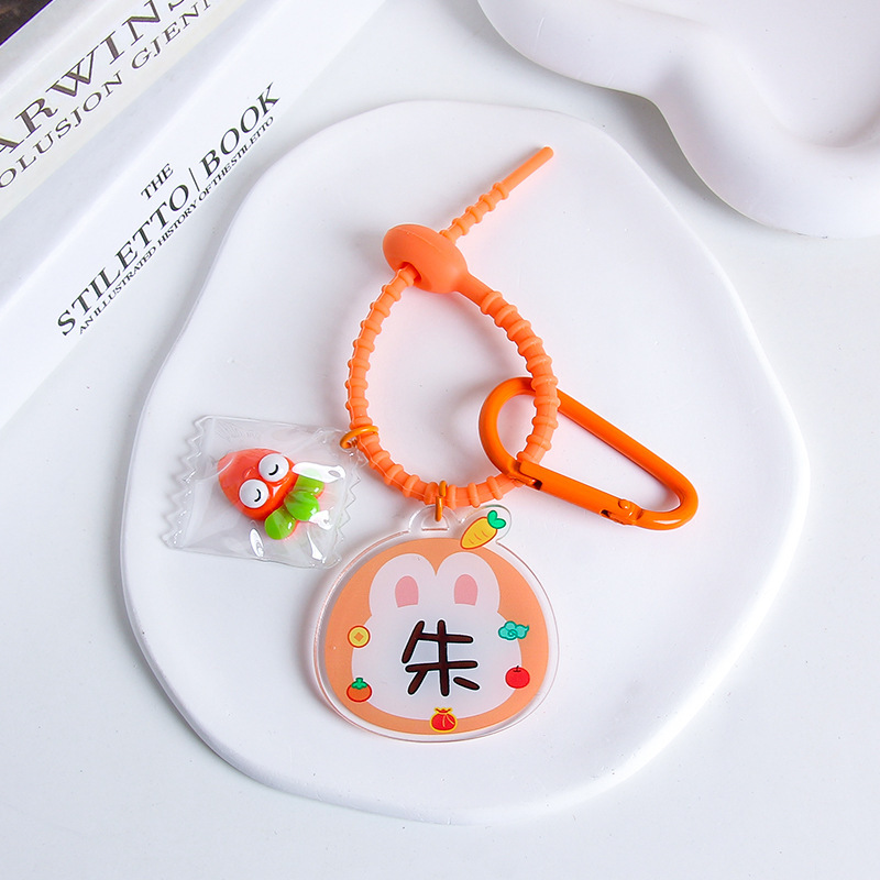 Zhu-Orange-Silicone Rope (18cm)