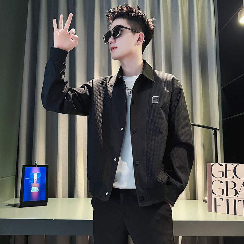 Crock Coat Men's Spring and Autumn Men's Early Autumn 2024 New Autumn Summer Casual Early Autumn Jacket Men's