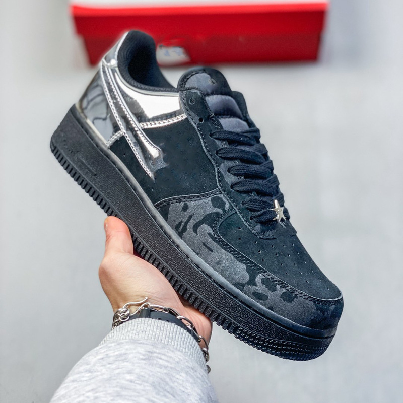 空軍 AF1 スニーカーレトロロートップレザースケートボードシューズカップル多用途ファッションカジュアルスポーツシューズ潮靴|undefined