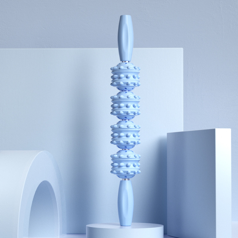 "블루" 4 볼 마사지 스틱