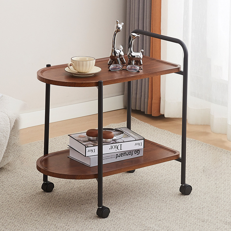 카트 스퀘어 테이블 월넛 컬러 (60*40*65)