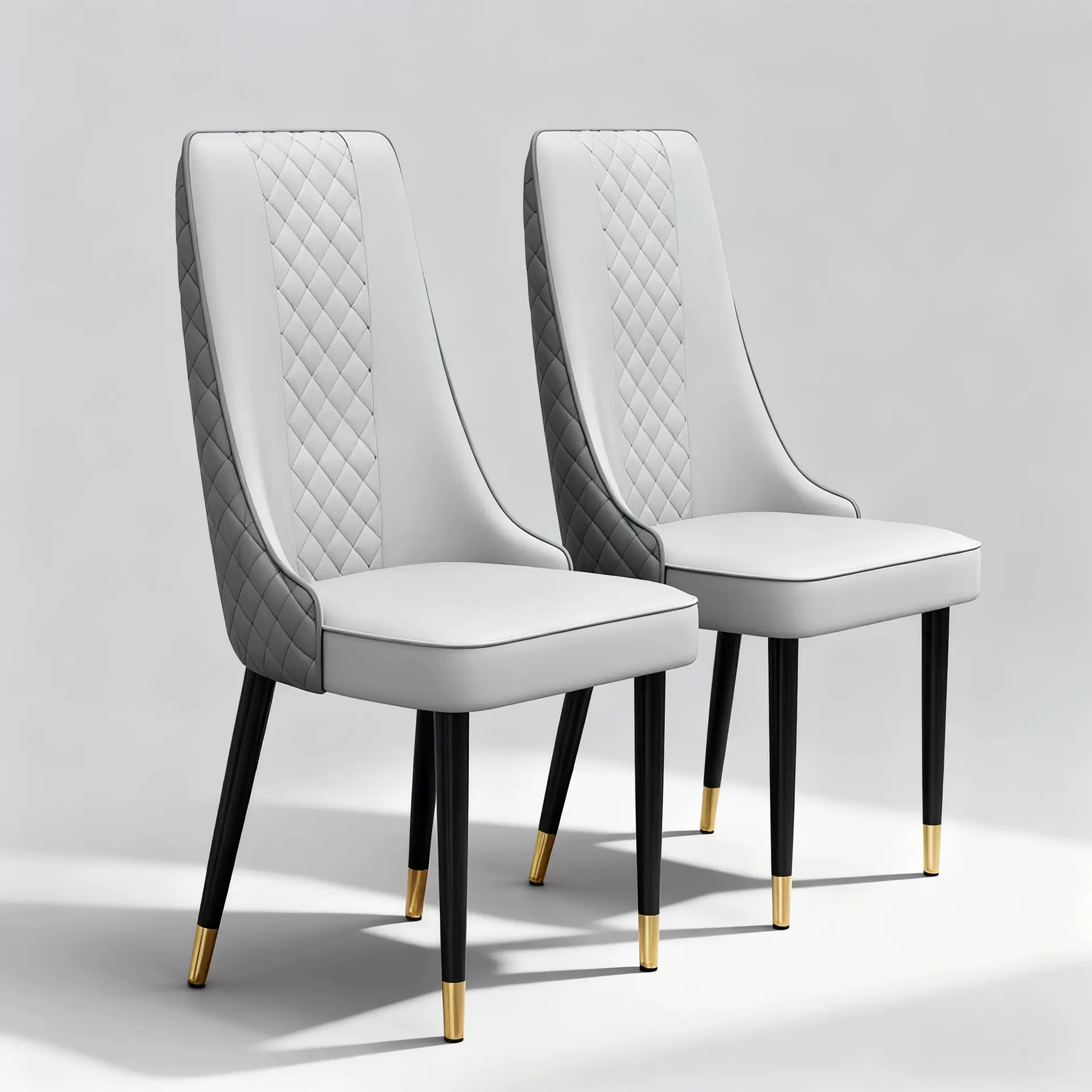 厂家直销轻奢高端靠背餐椅酒店家用餐厅饭店包厢北欧意式皮软包椅